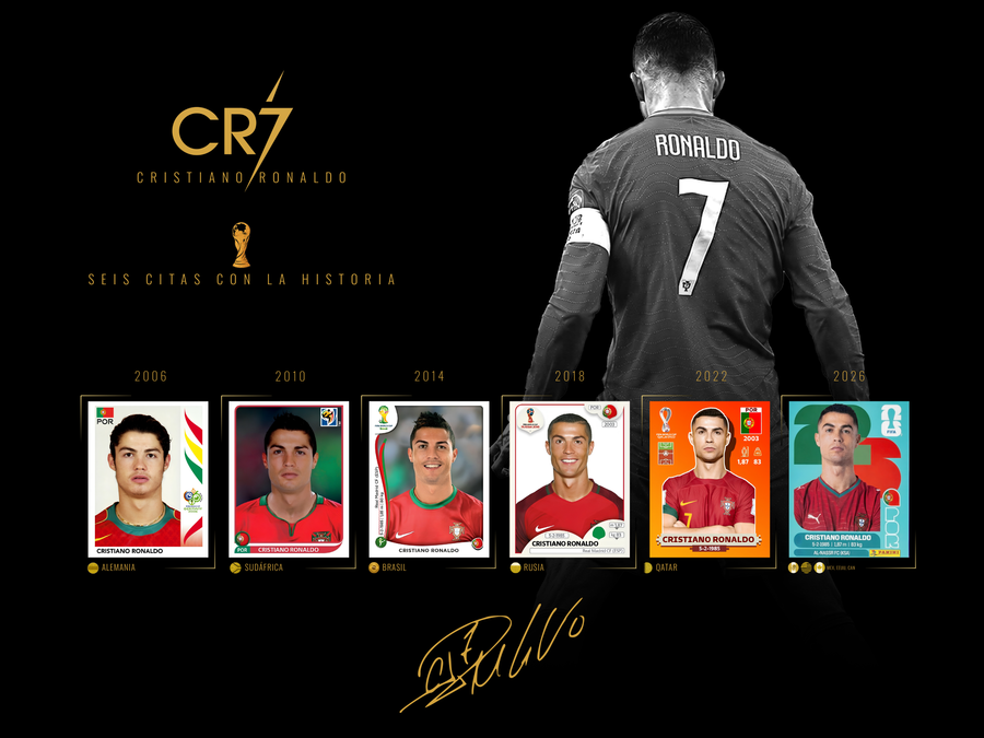 Cuadro Homenaje Cristiano Ronaldo